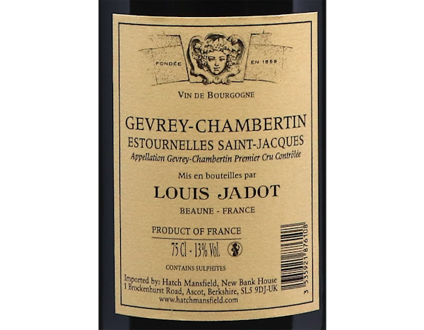 Domaine Jadot, Gevrey-Chambertin Premier Cru Estournelles Saint-Jacques ...