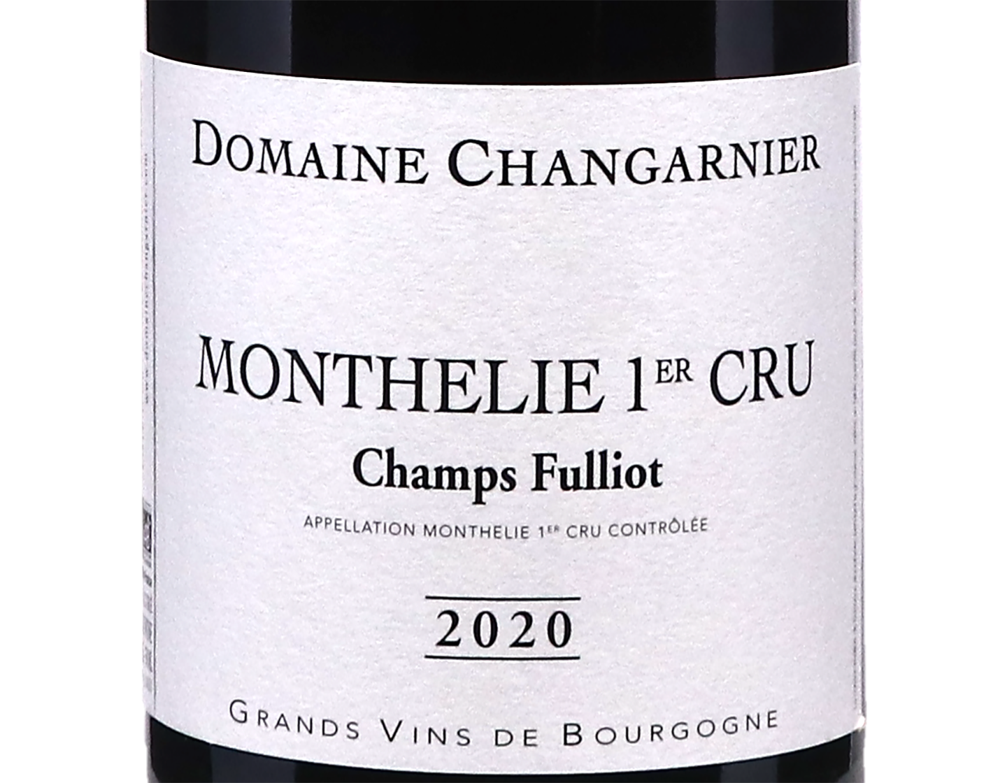 Dom Changarnier Monthelie Premier Cru Champs Fuillot 2020 ORGANIC