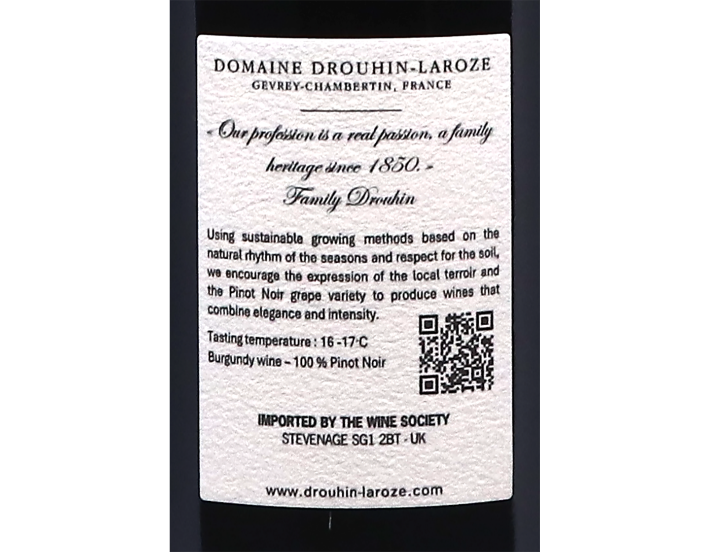 Domaine Drouhin-Laroze, Gevrey-Chambertin Dix Climats 2021