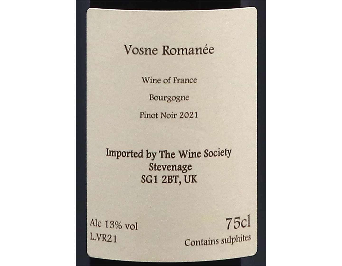 Domaine Lecheneaut Vosne Romanee 2021