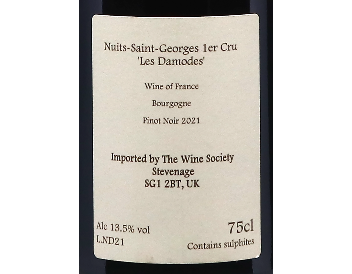 Domaine Lécheneaut, Nuits-Saint-Georges Premier Cru Les Damodes 2021