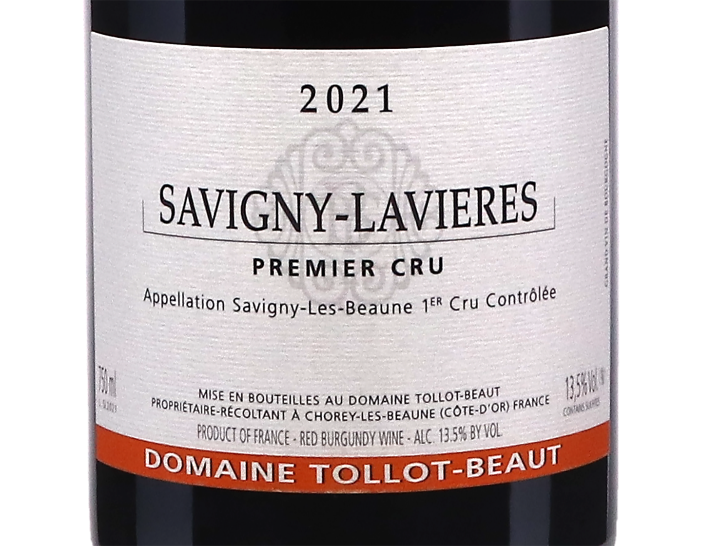 Domaine Tollot-Beaut, Savigny-lès-Beaune Premier Cru Lavières 2021