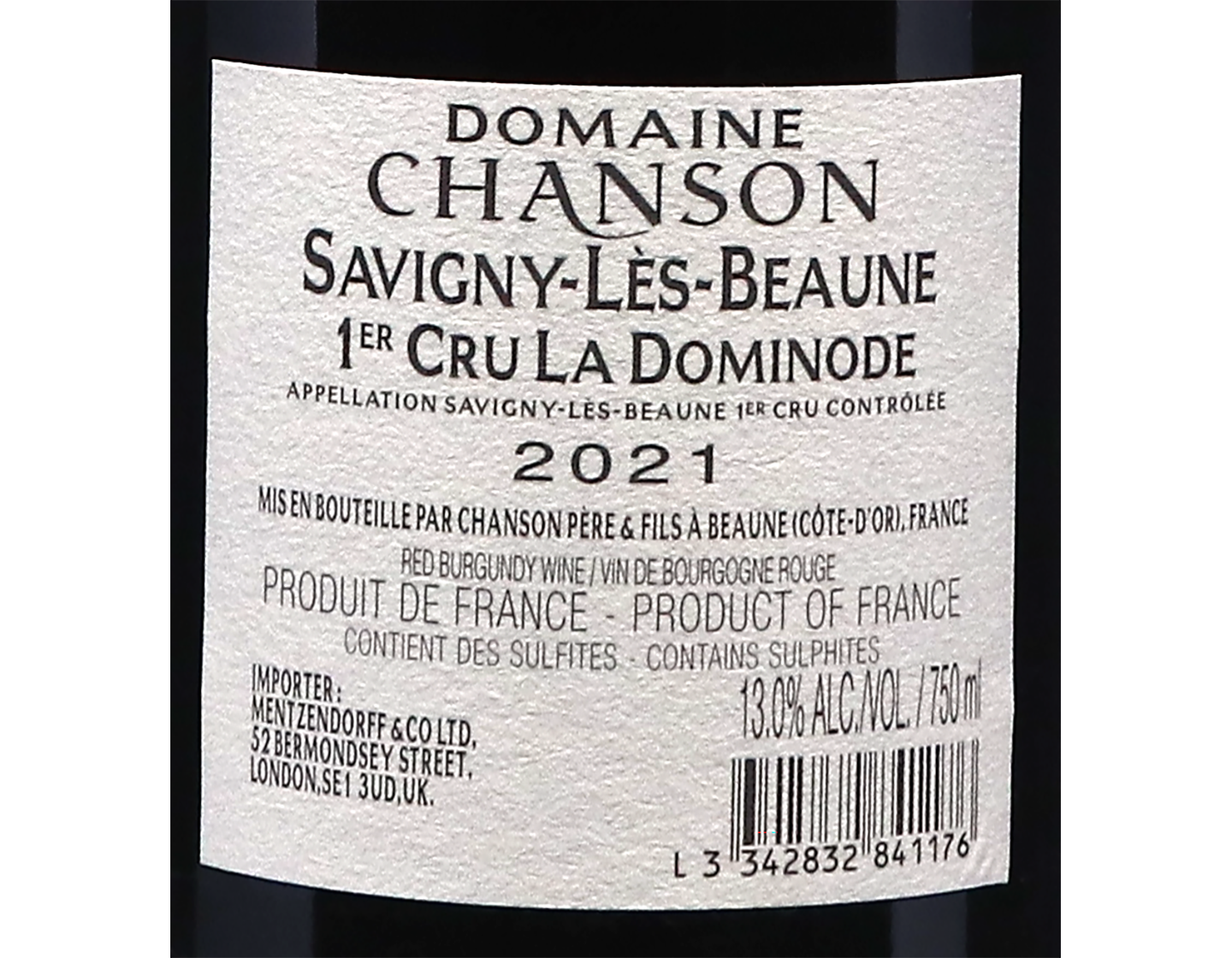 Chanson Père et Fils, Savigny-lés-Beaune Premier Cru La Dominode 2021