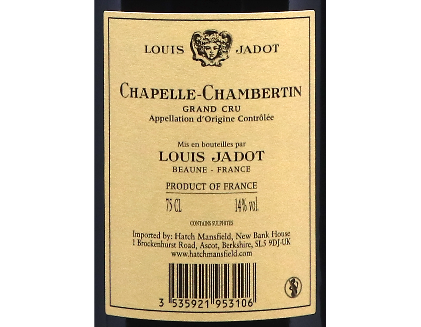 Louis Jadot Chapelle Chambertin GC Domaine 2022