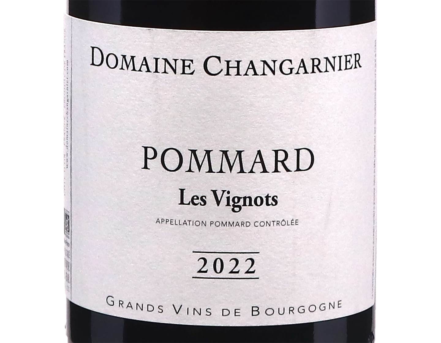 Dom Changarnier Pommard Les Vignots ORGANIC 2022