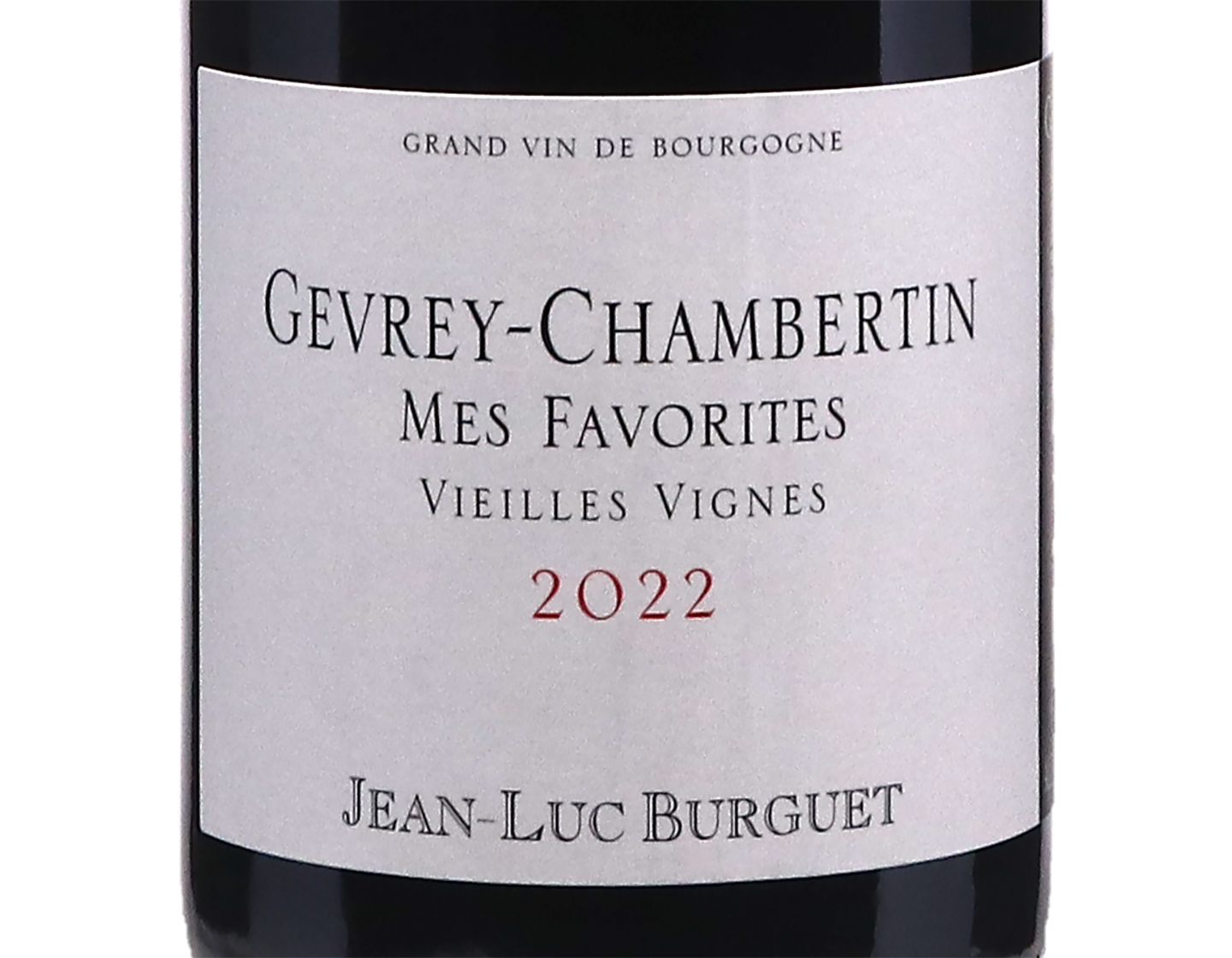 Domaine Alain Burguet Gevrey Chambertin Mes Favorites Vieilles Vignes 2022