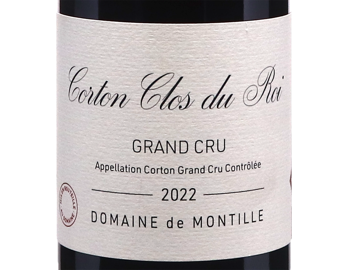 Domaine de Montille Corton GC Clos de Roi 2022 ORGANIC