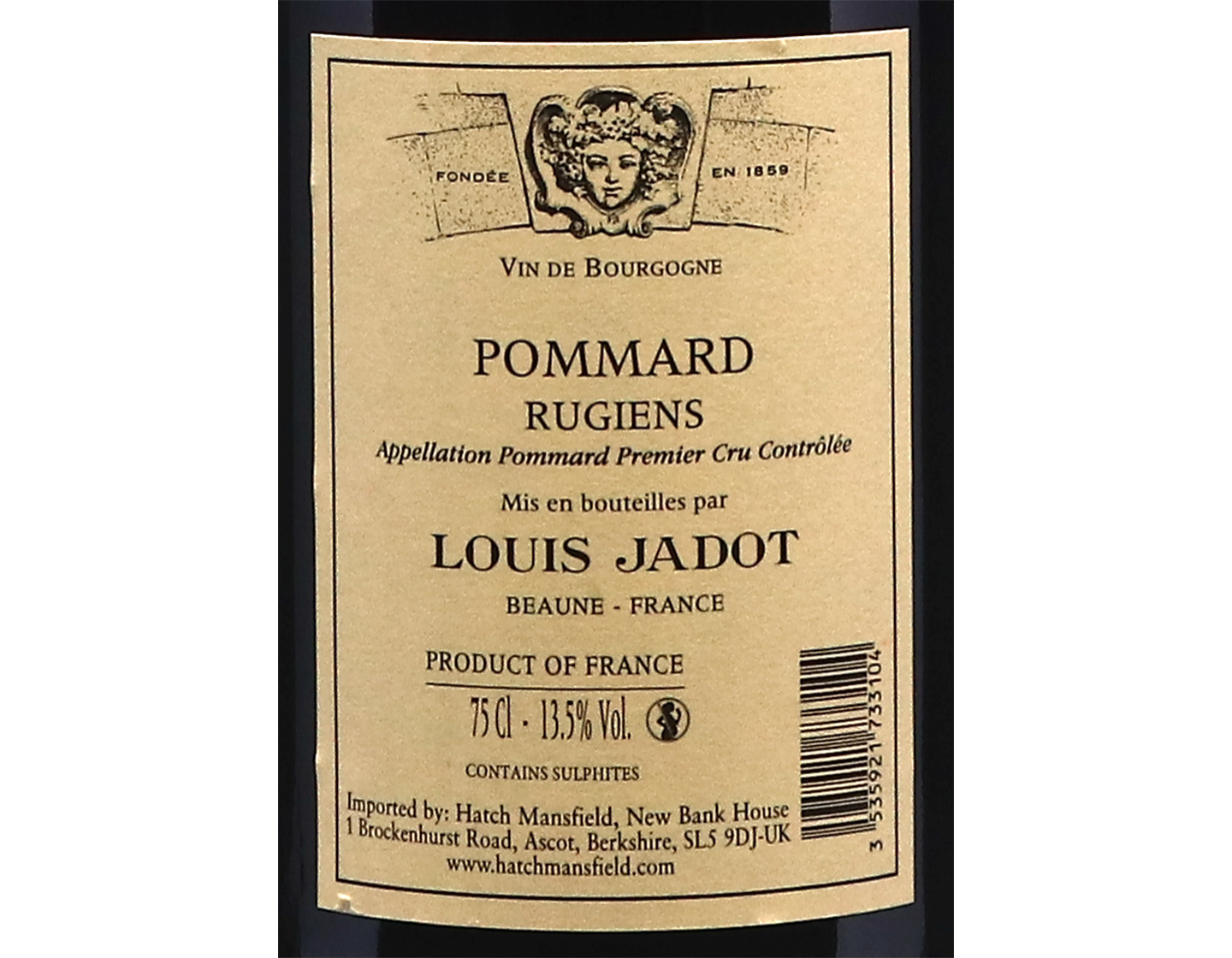 Louis Jadot Pommard PC Les Rugiens (Domaine Jadot) 2023