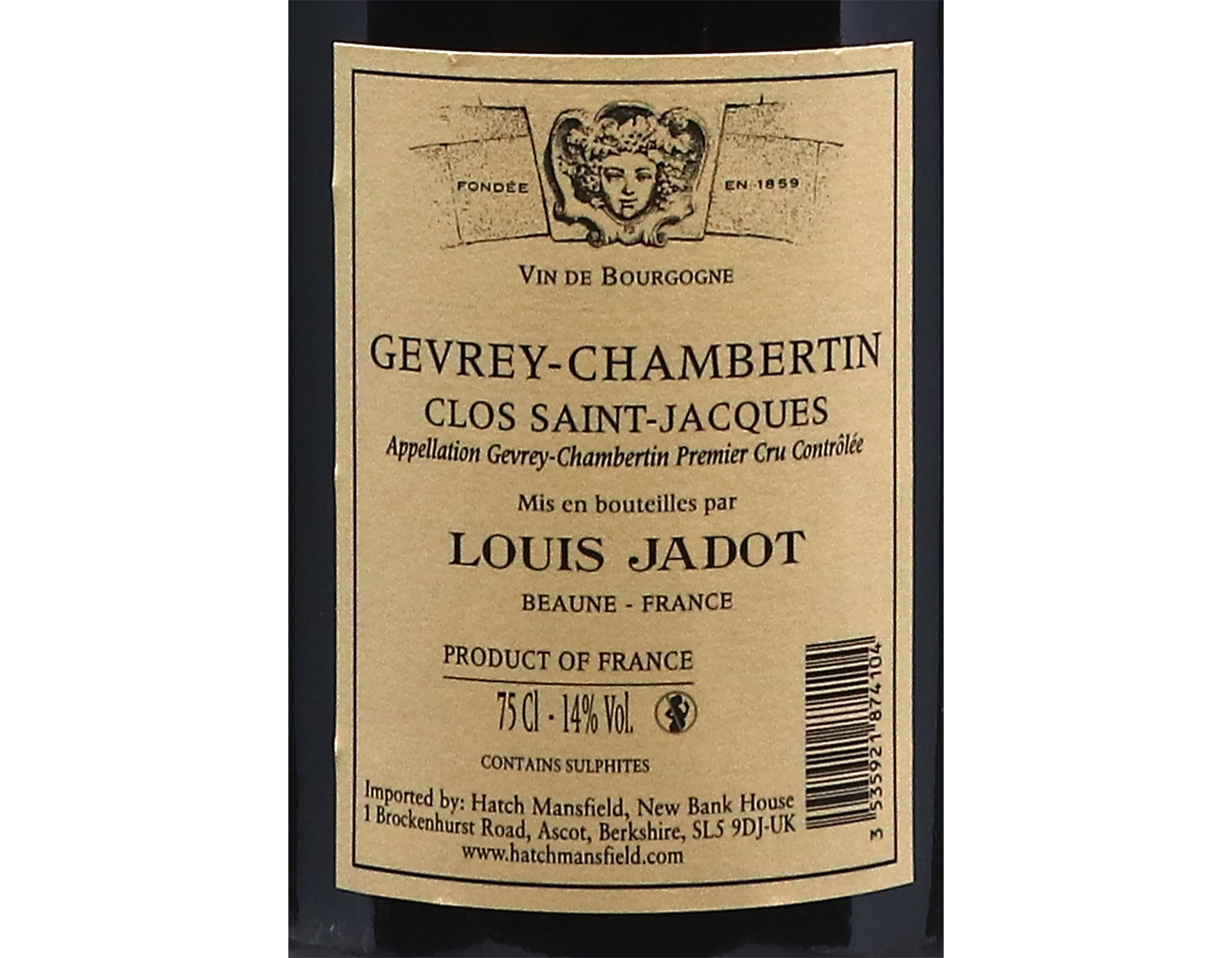 Louis Jadot Gevrey Chambertin PC Clos St Jacques (Domaine Jadot) 2023