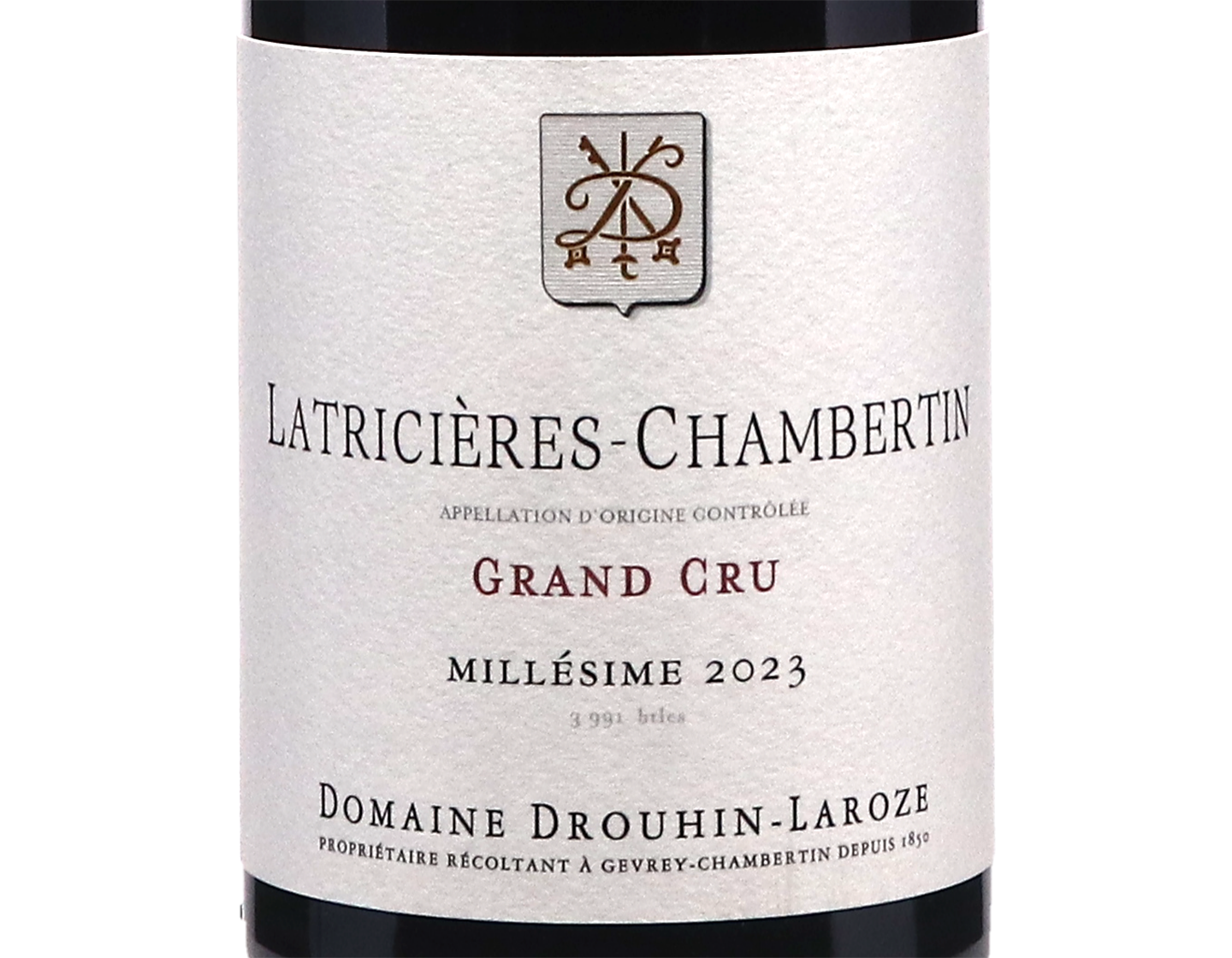 Domaine Drouhin Laroze Latricieres Chambertin GC 2023