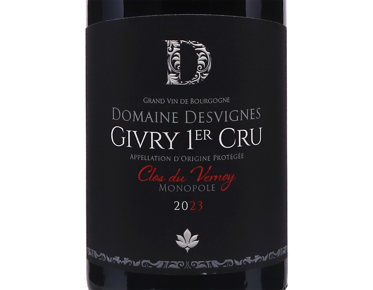 Domaine Desvignes, Givry Premier Cru Clos du Vernoy 2023