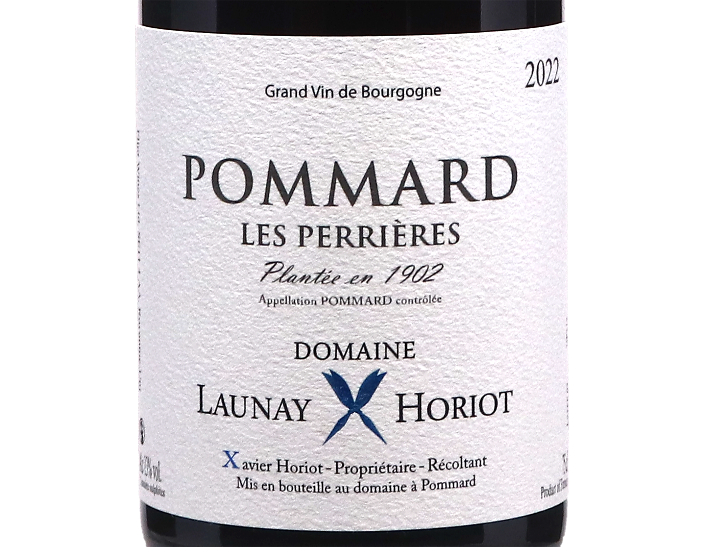 Domaine Launay Horiot Pommard Les Perrieres 2022