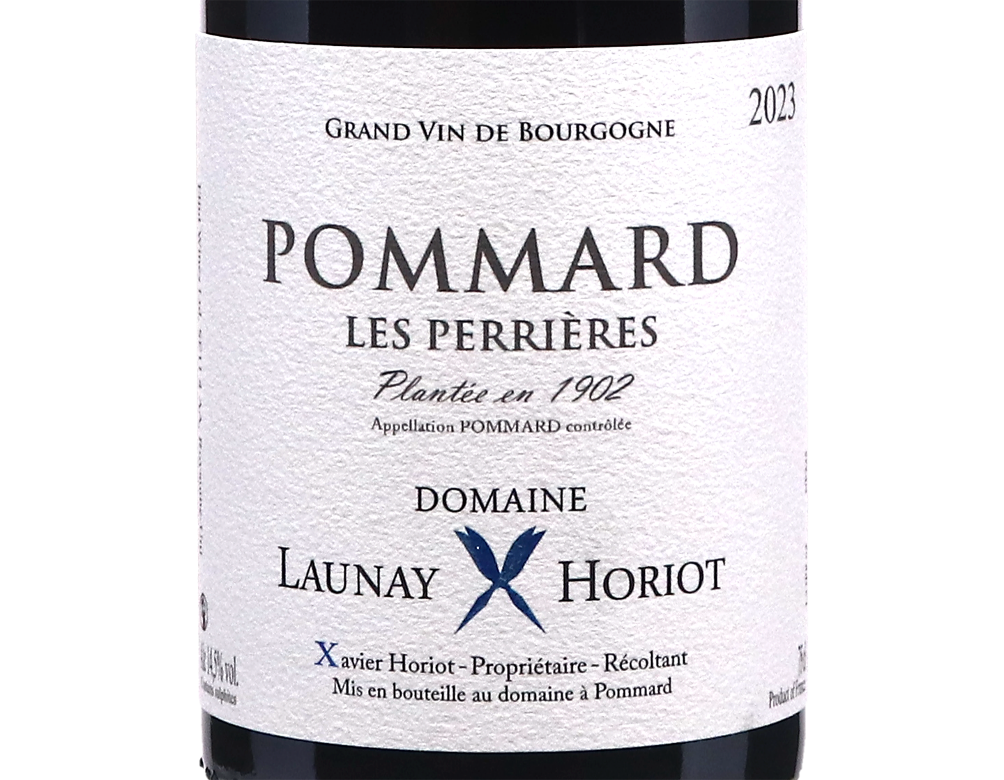 Domaine Launay Horiot Pommard Les Perrieres 2023