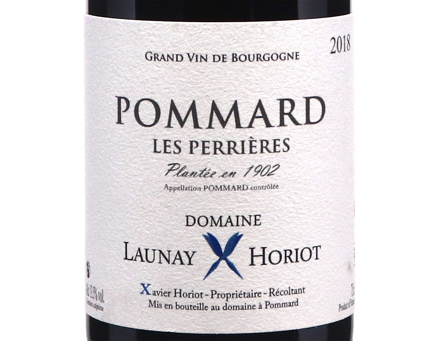 Domaine Launay Horiot Pommard Les Perrieres 2018