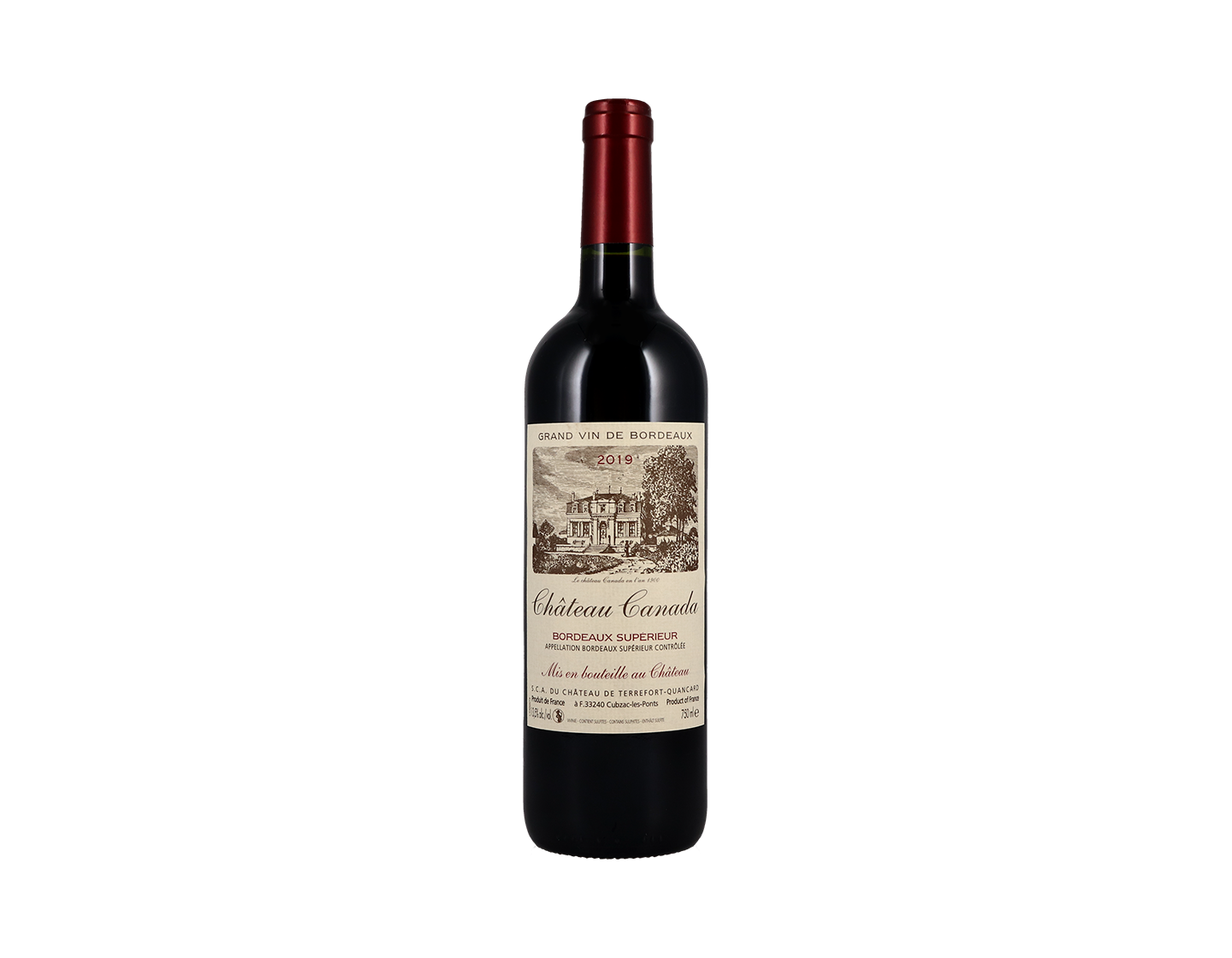 Château Canada, Bordeaux Supérieur 2019