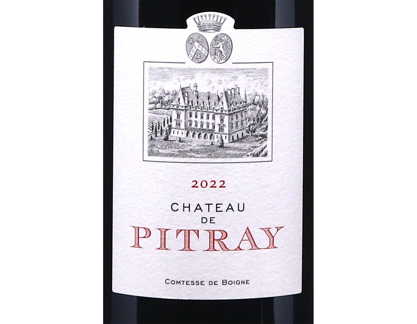 Chateau Pitray Castillon Cotes de Bordeaux 2022