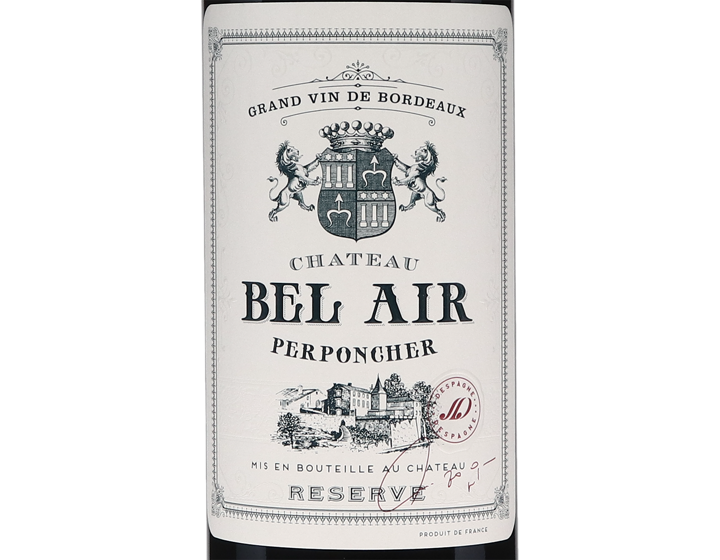 Ch Bel Air Perponcher Rouge Reserve Bordeaux 2020