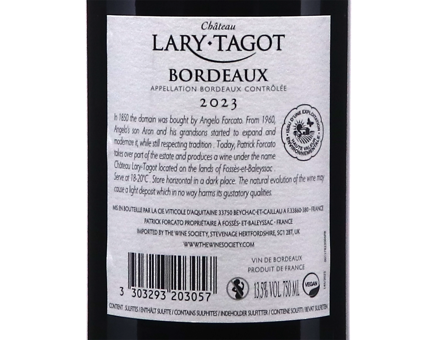 Château Lary-Tagot, Bordeaux 2023