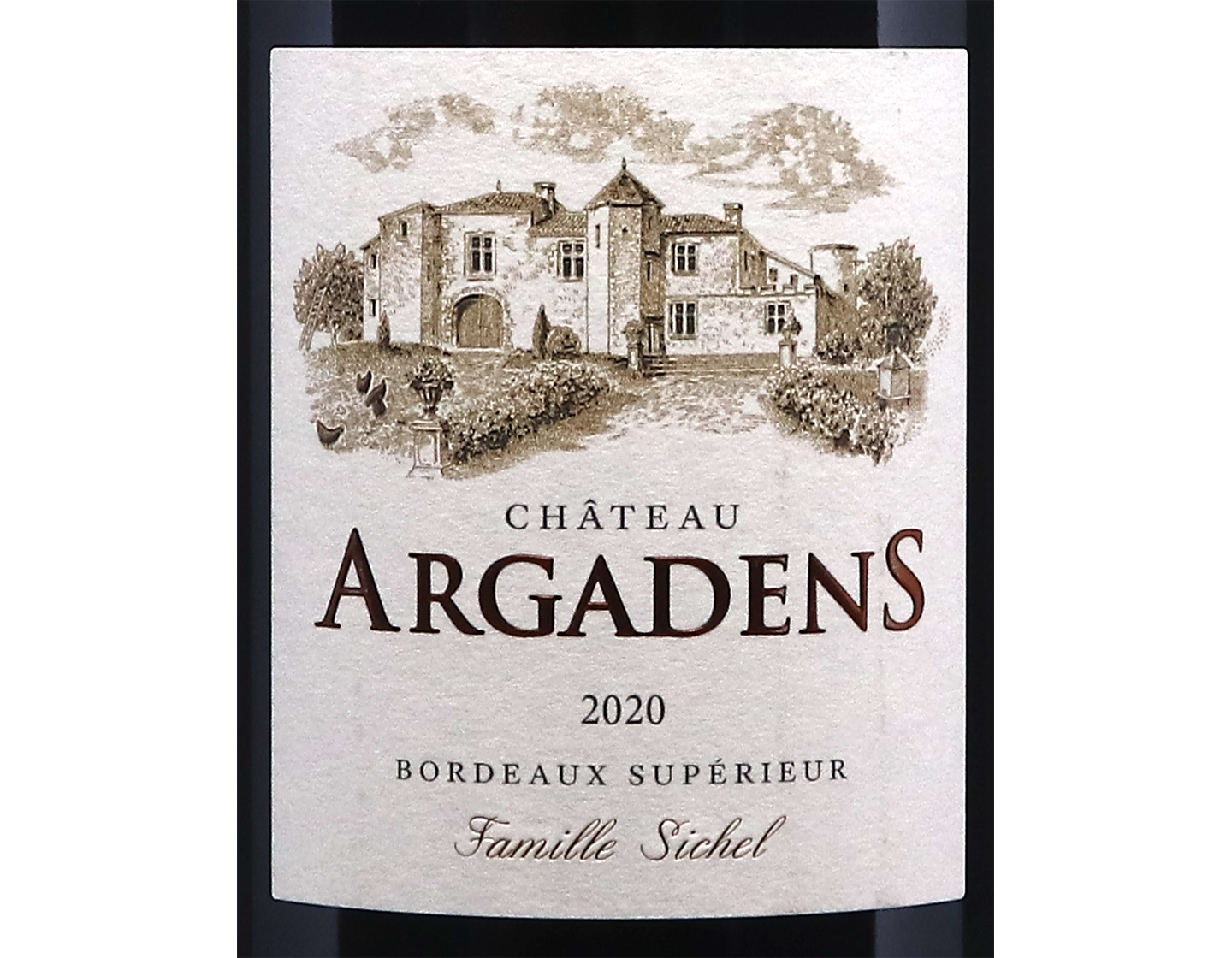 Magnum of Chateau Argadens Bordeaux Superieur 2020