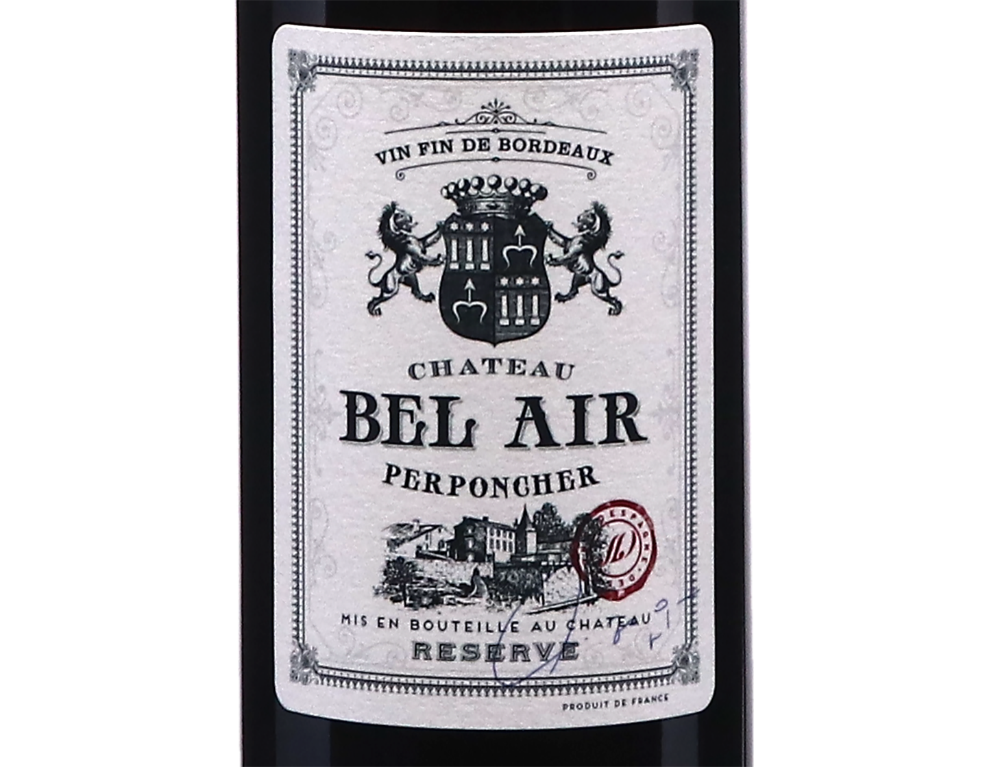 Half bottle of Château Bel Air Perponcher Rouge Réserve, Bordeaux 2022