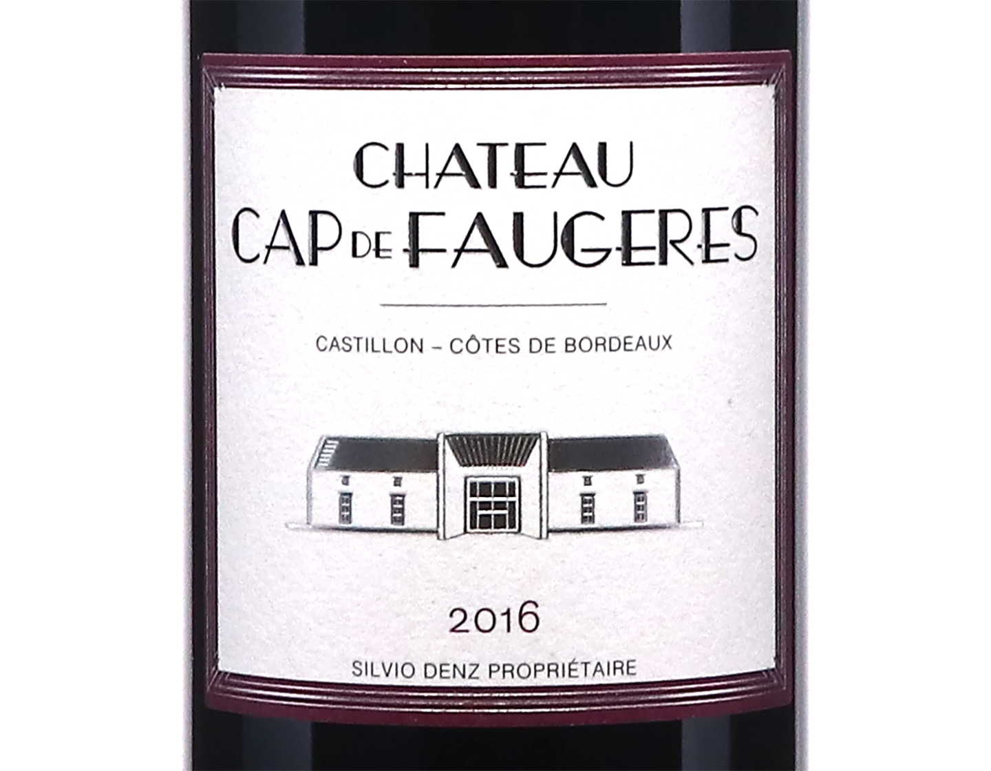 Chateau Cap de Faugeres,Castillon Cotes de Bordeaux 2016
