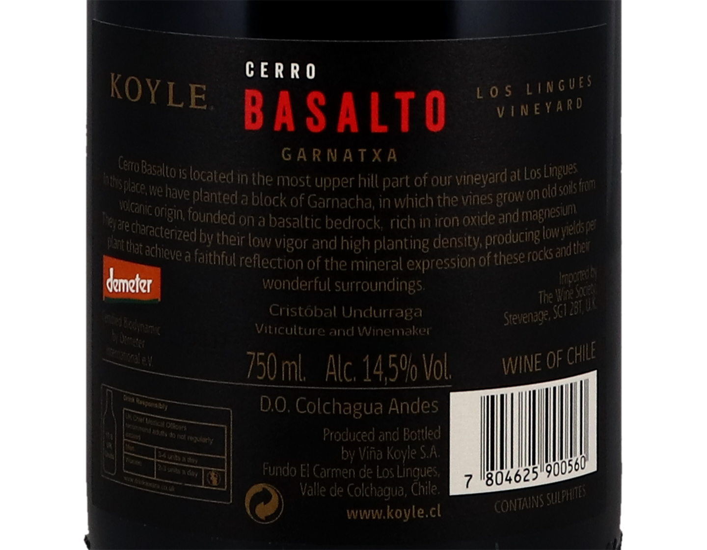 Koyle Cerro Basalto Garnatxa 2018