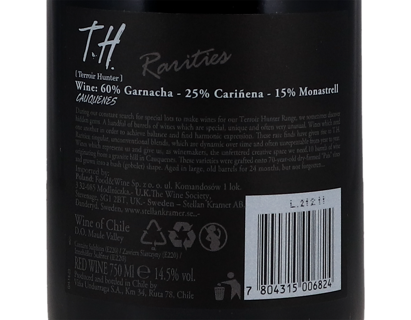 Undurraga TH Maule Garnacha-Cariñena-Monastrell 2018