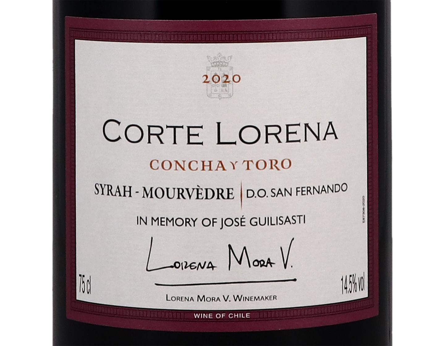Concha y Toro Corte Lorena San Fernando Syrah Mourvedre 2020