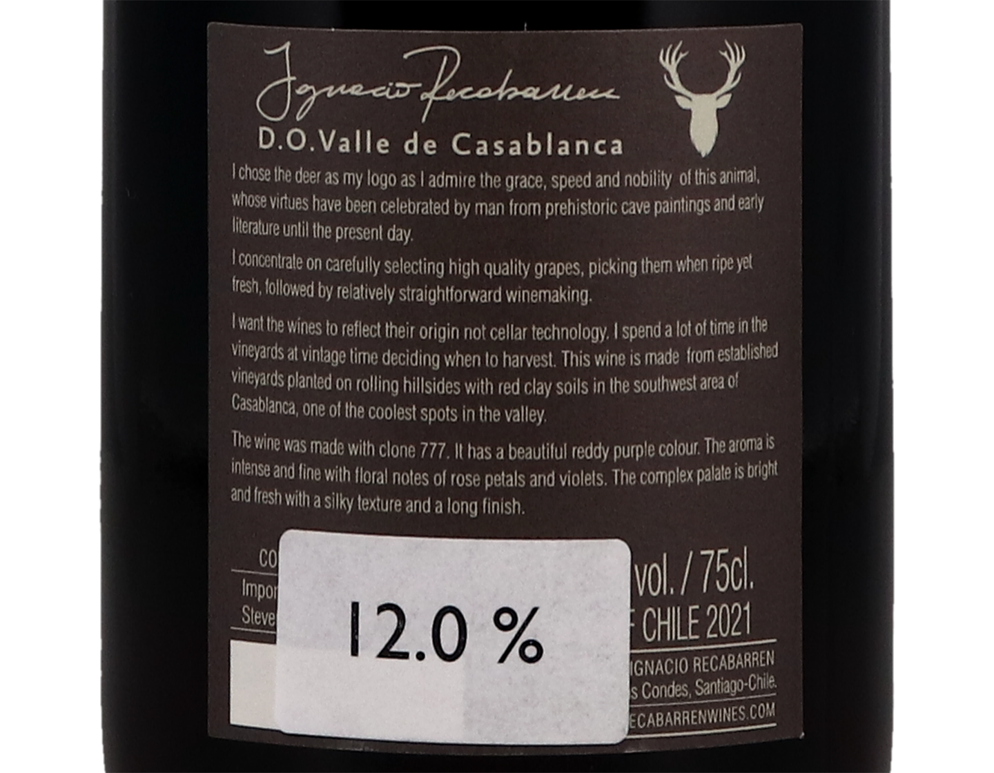 Ignacio Recabarren Casablanca Pinot Noir 2021