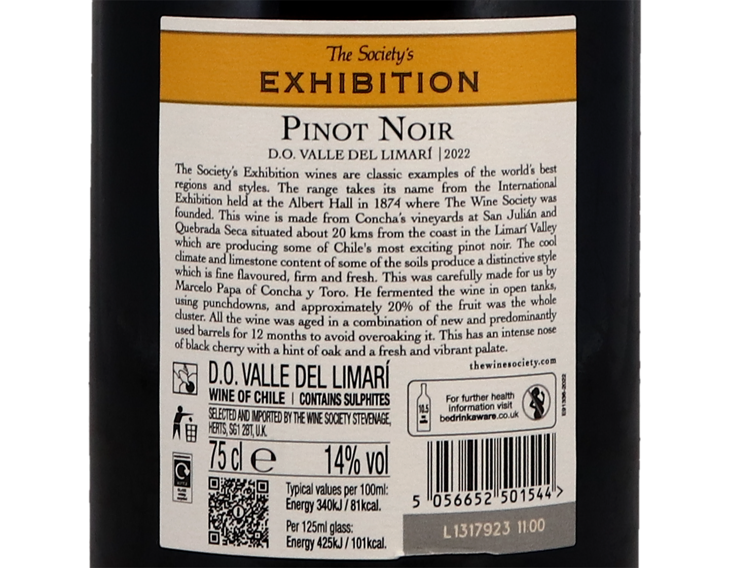 The Society's Exhibition Limari Pinot Noir 2022