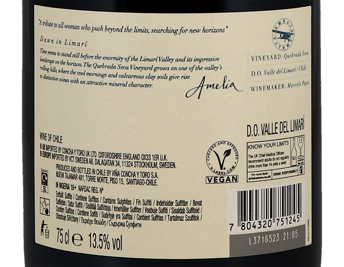 Concha y Toro Amelia Limari Pinot Noir 2021