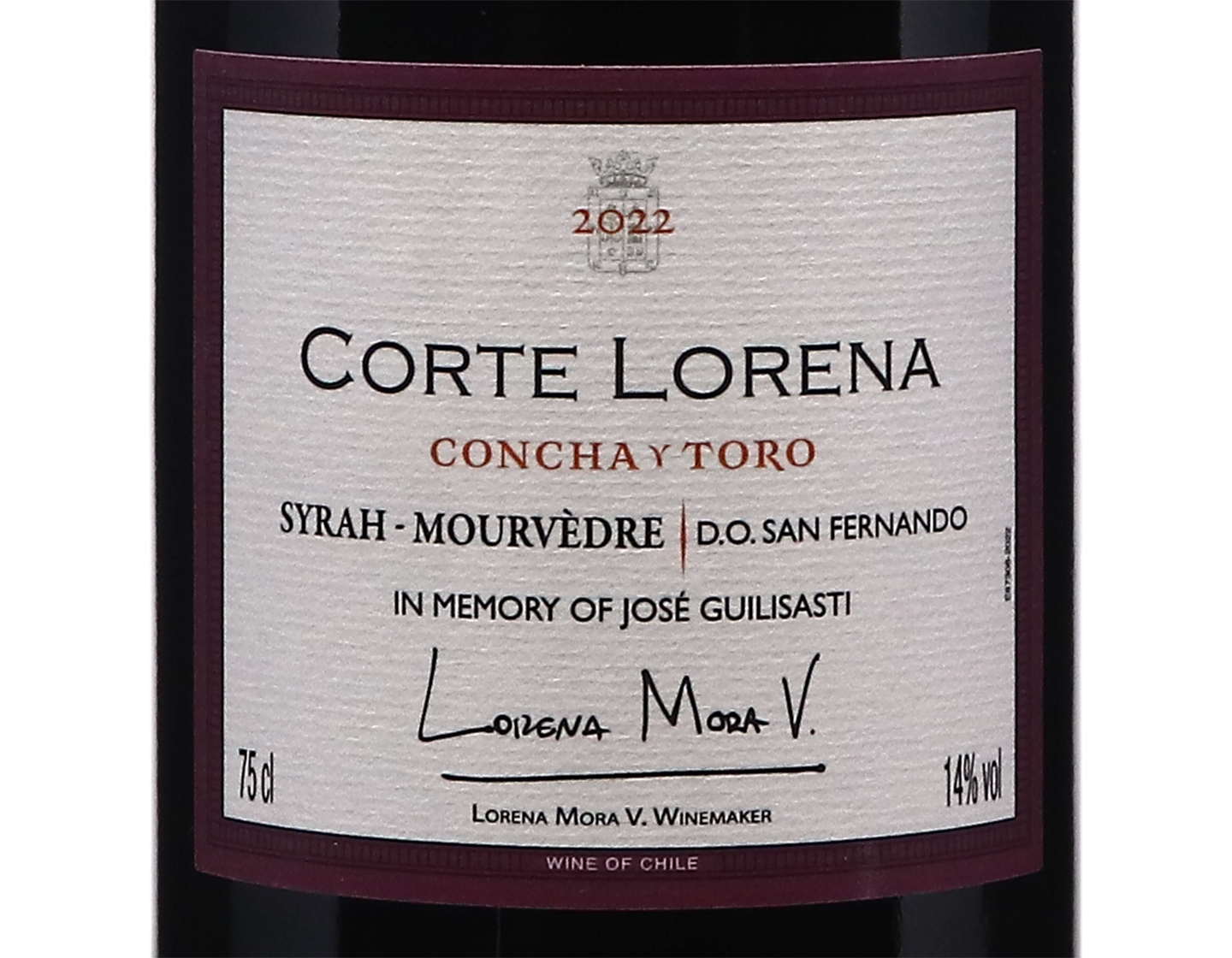 Concha y Toro Corte Lorena San Fernando Syrah Mourvedre 2022