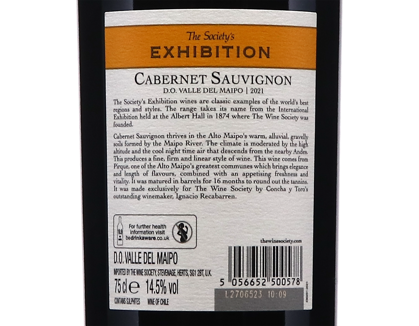 The Society's Exhibition Alto Maipo Cabernet Sauvignon 2021
