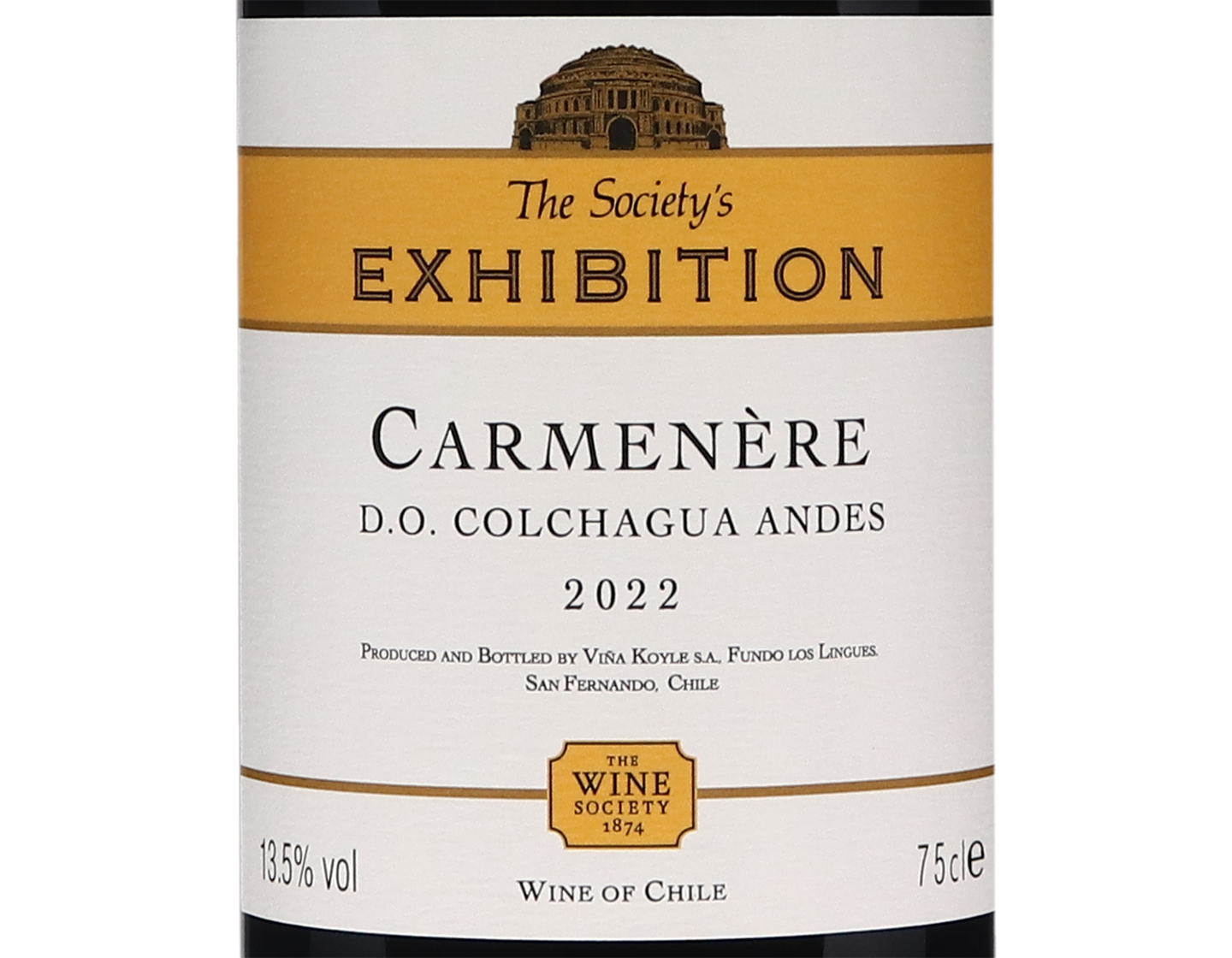 The Society's Exhibition DO Colchagua Andes Carmenere 2022 ORGANIC