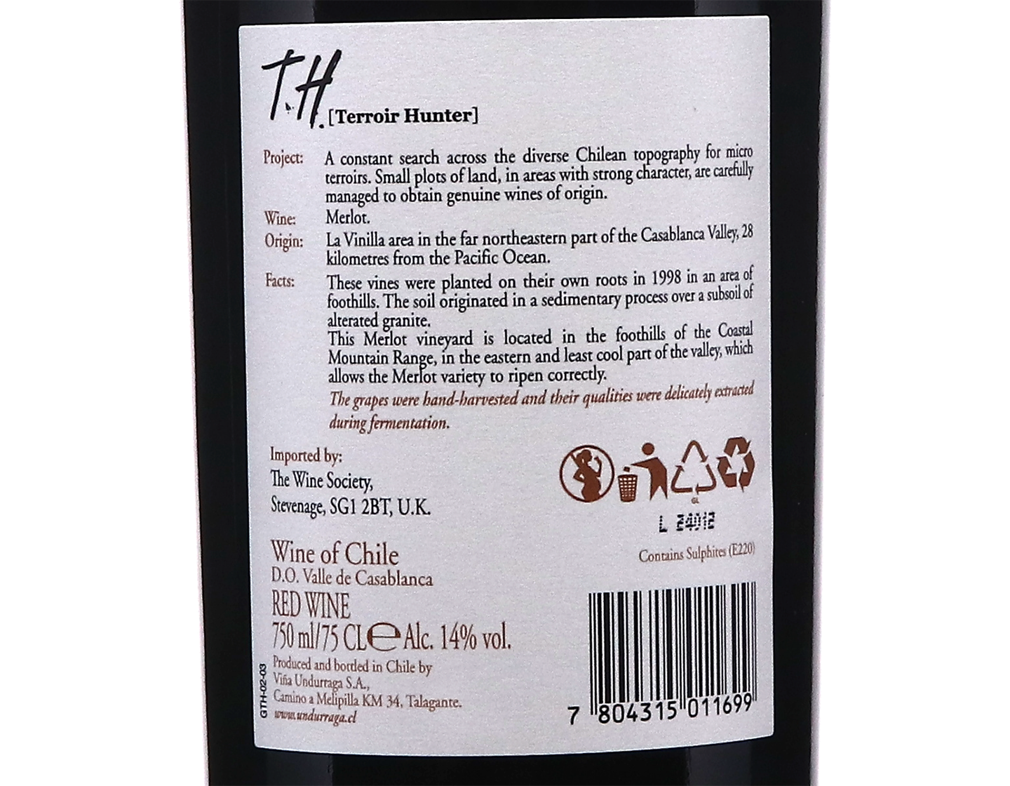 Undurraga TH Casablanca Merlot 2021