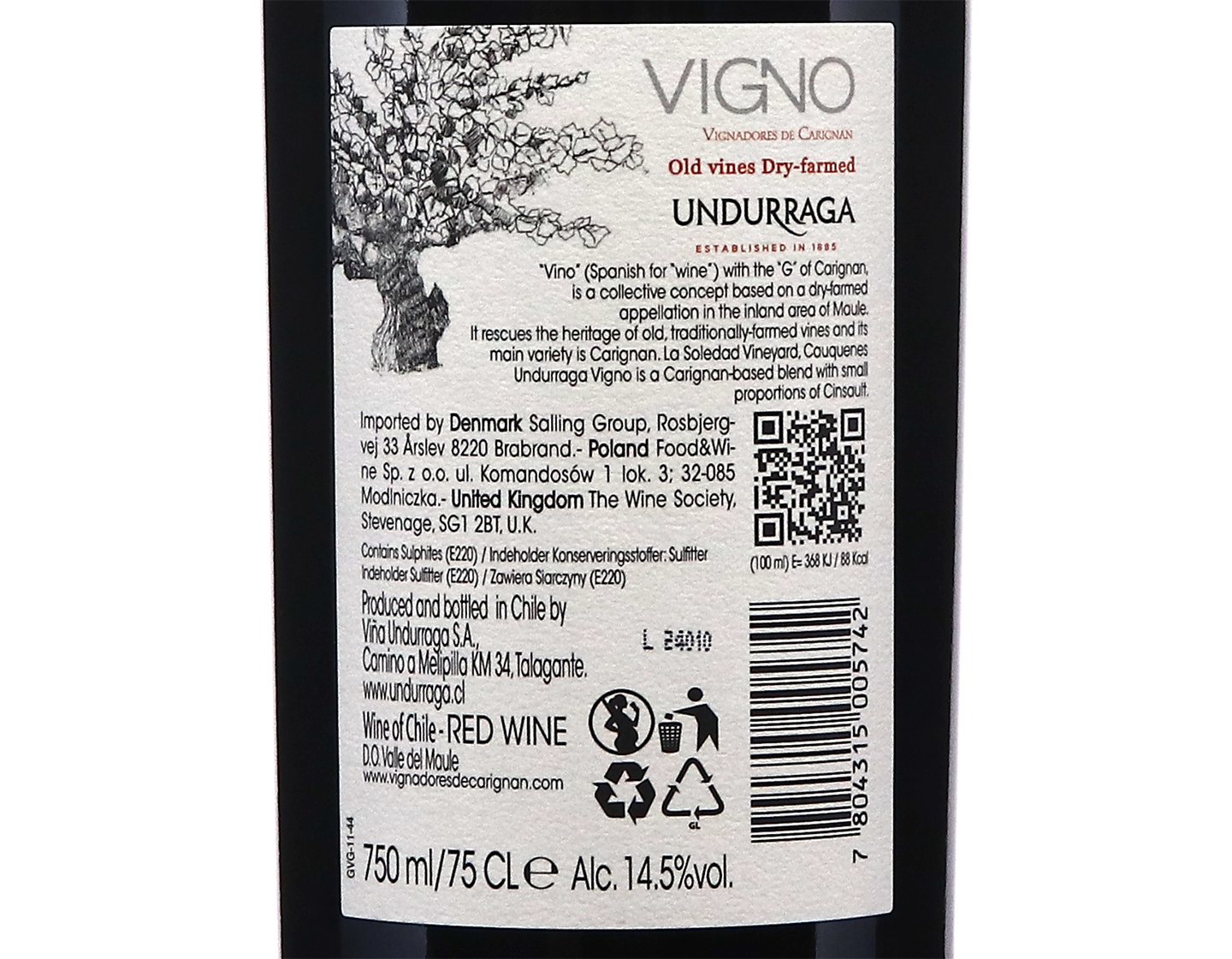 Undurraga Vigno DO Maule Carignan 2021
