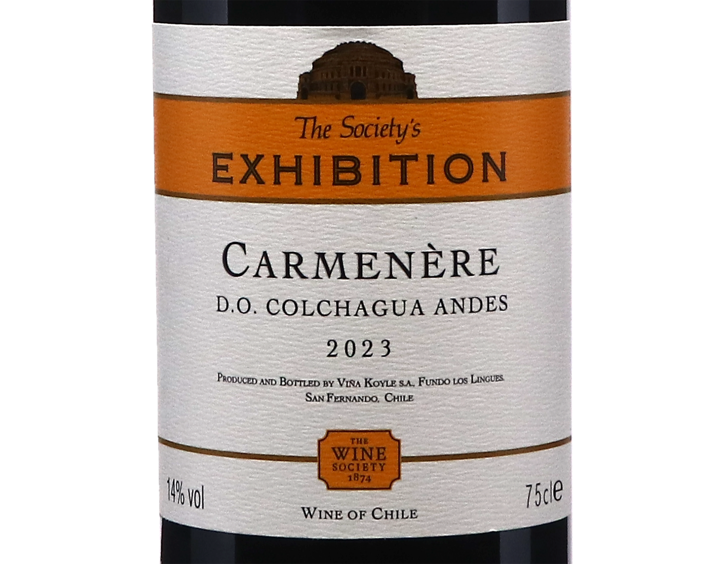 The Society's Exhibition DO Colchagua Andes Carmenere 2023 ORGANIC