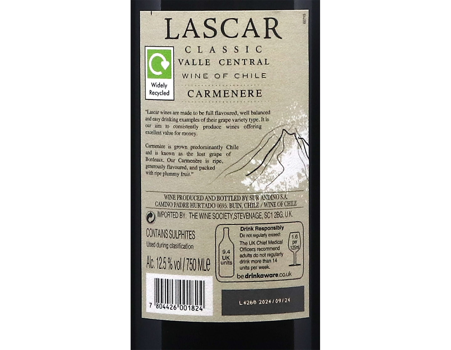Lascar Classic Carmenere 2024