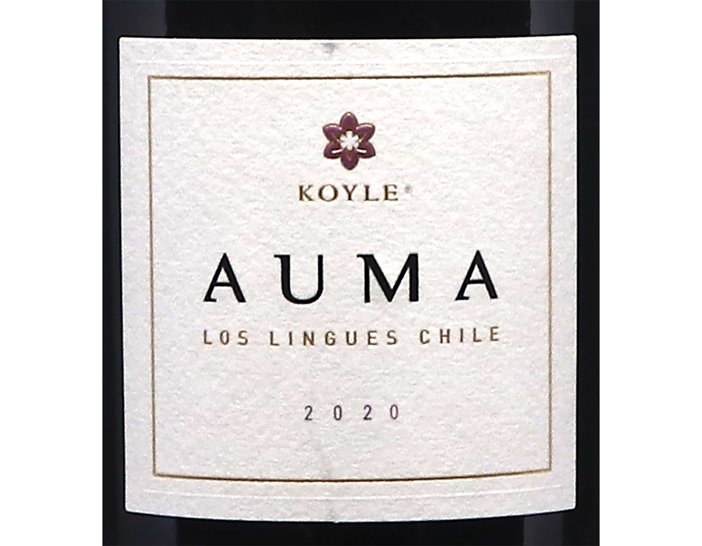 Koyle AUMA DO Los Lingues Colchagua Valley 2020 ORGANIC BIODYNAMIC