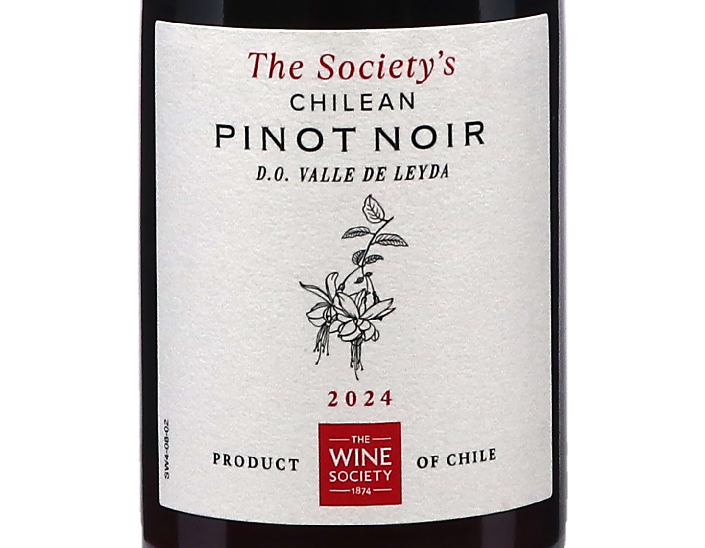 Half bottle of The Society's Chilean Pinot Noir Leyda 2024