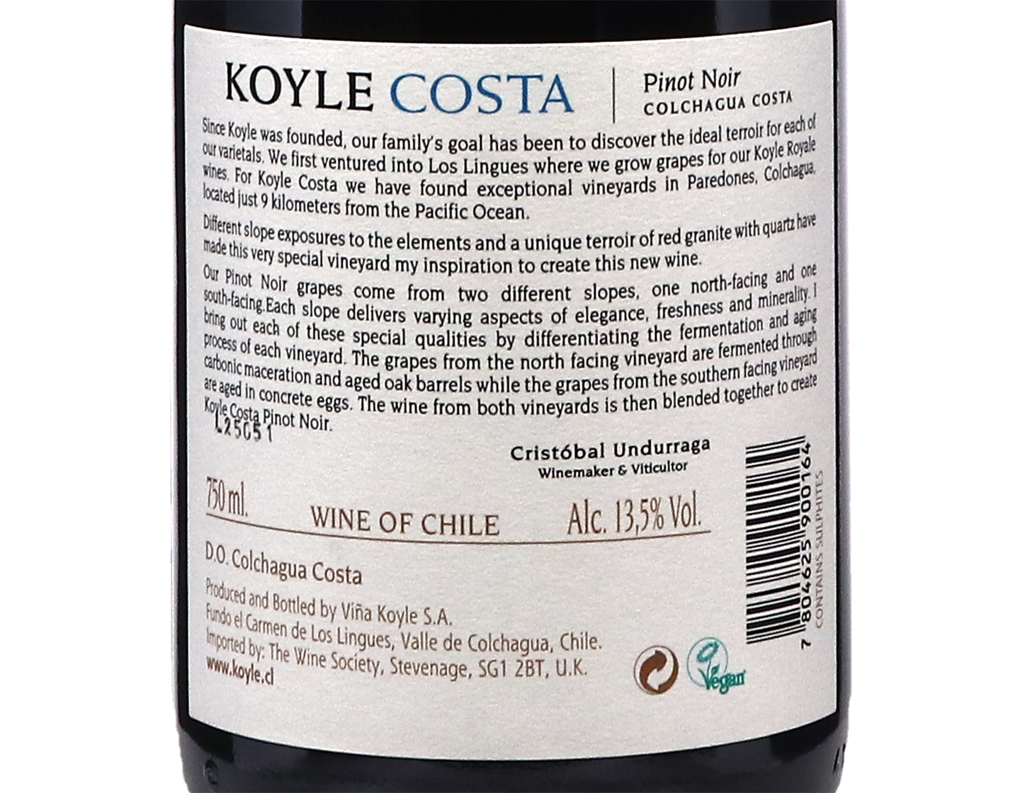 Koyle Costa Paredones Pinot Noir 2024