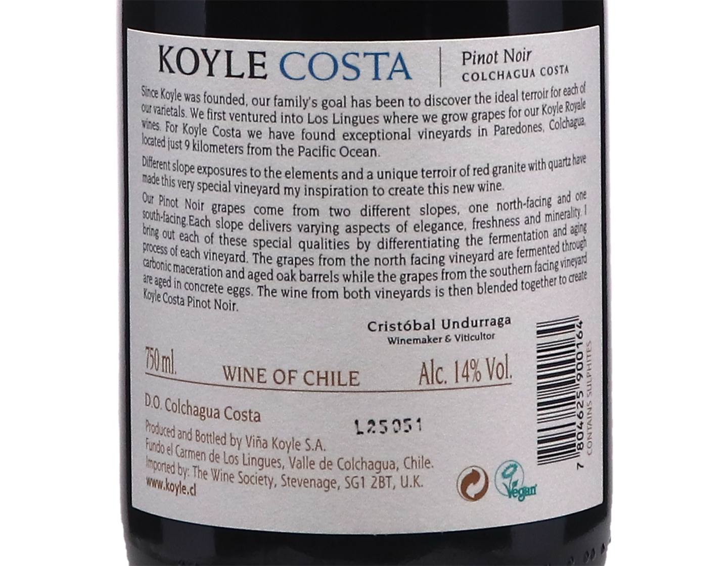 Koyle Costa Paredones Pinot Noir 2024