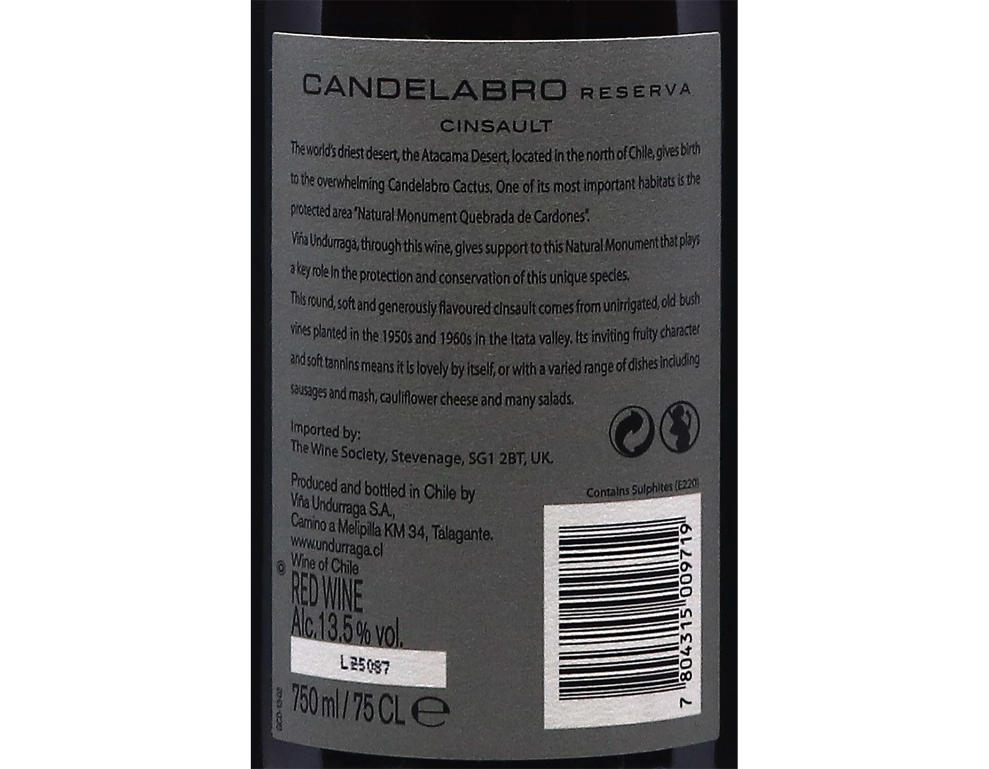 Undurraga Candelabro Itata Cinsault 2024