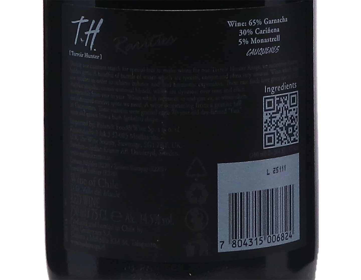 Undurraga TH Maule Rarities Garnacha Carinena Monastrell 2022