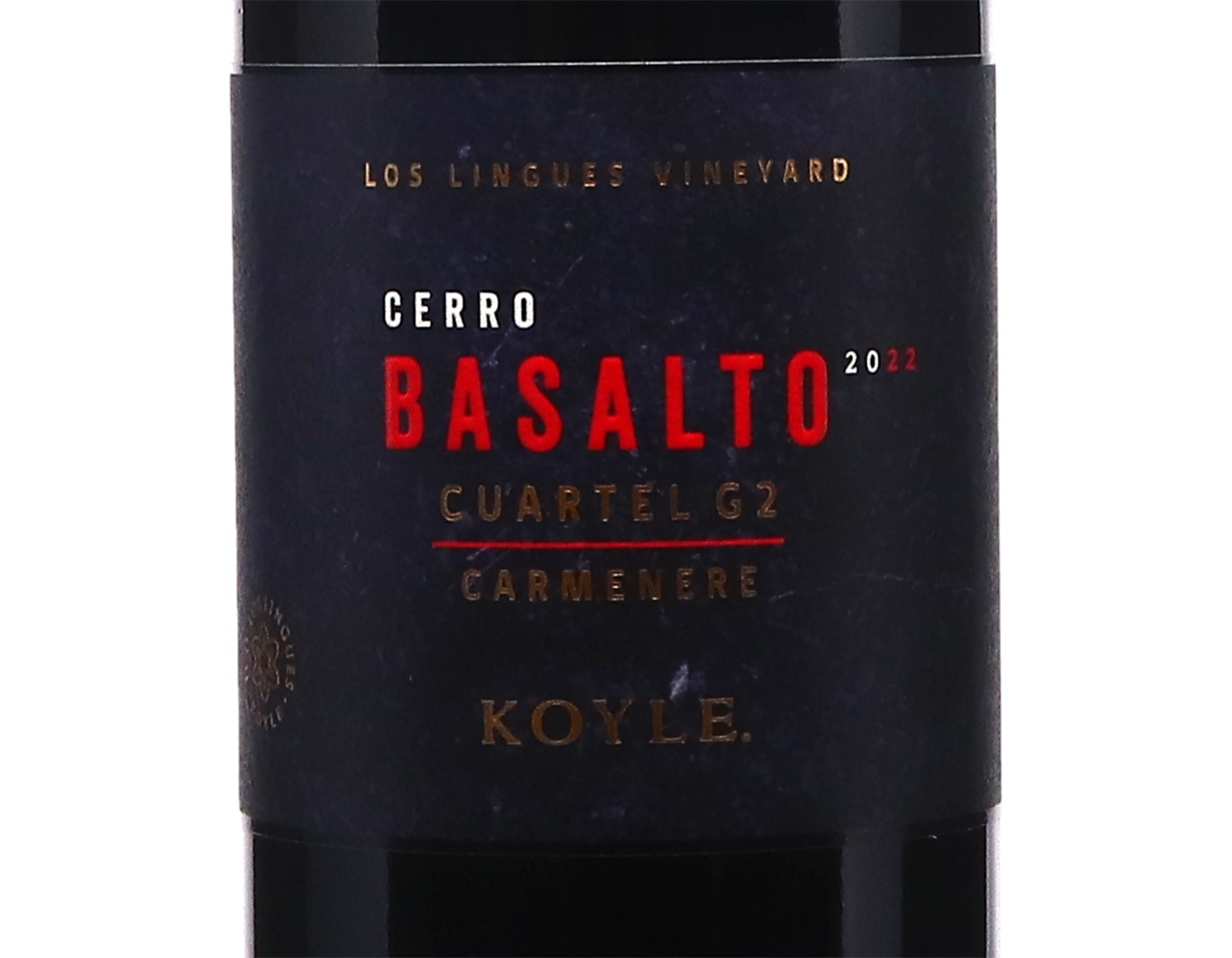 Koyle Cerro Basalto Cuartel G2 Carmenere 2022 ORGANIC