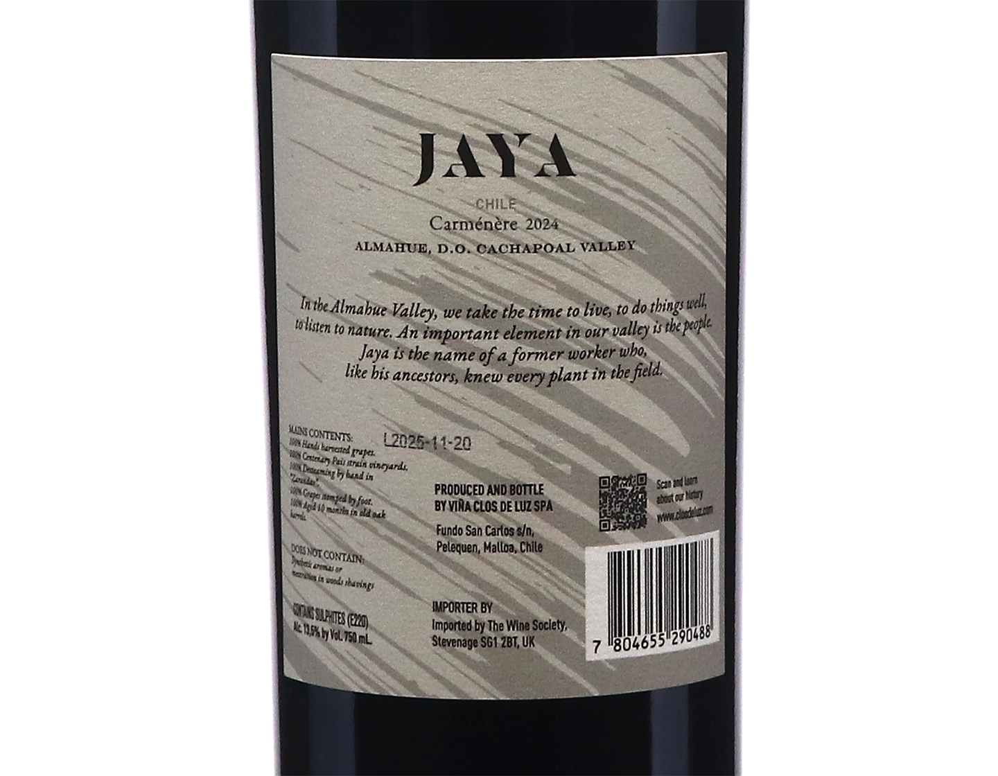 Clos de Luz, Jaya Carmenère 2024