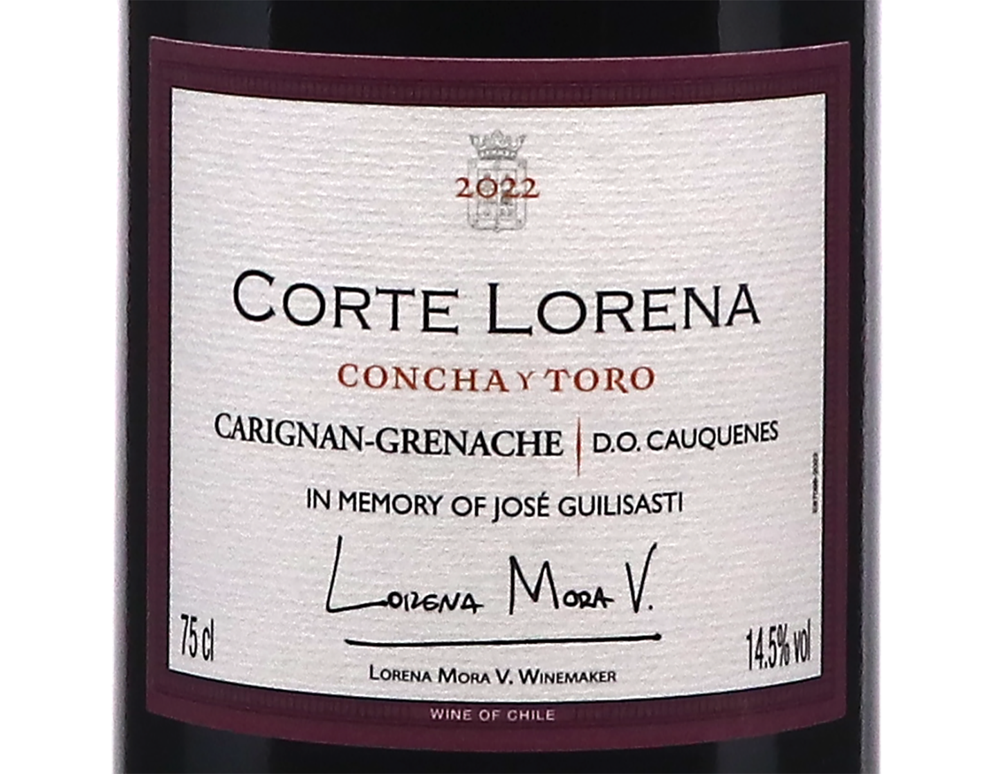 Concha y Toro Corte Lorena Cauquenes Carignan Grenache 2022