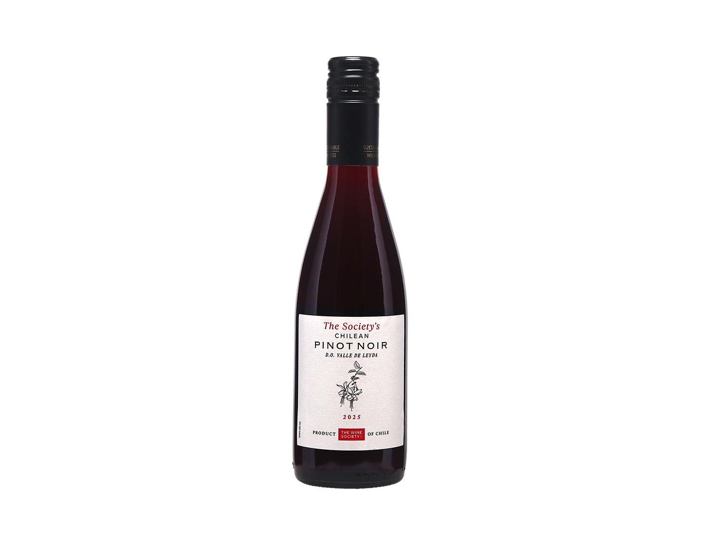 Half bottle of The Society's Chilean Pinot Noir Leyda 2025