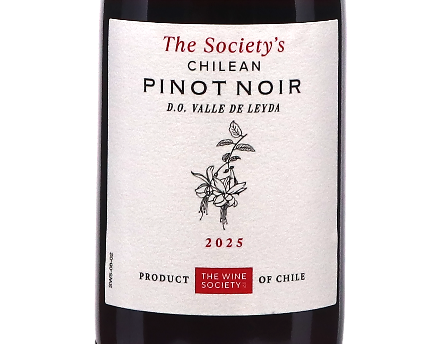 Half bottle of The Society's Chilean Pinot Noir Leyda 2025