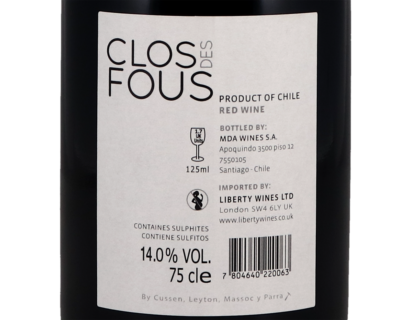 Clos des Fous Tocao 2013